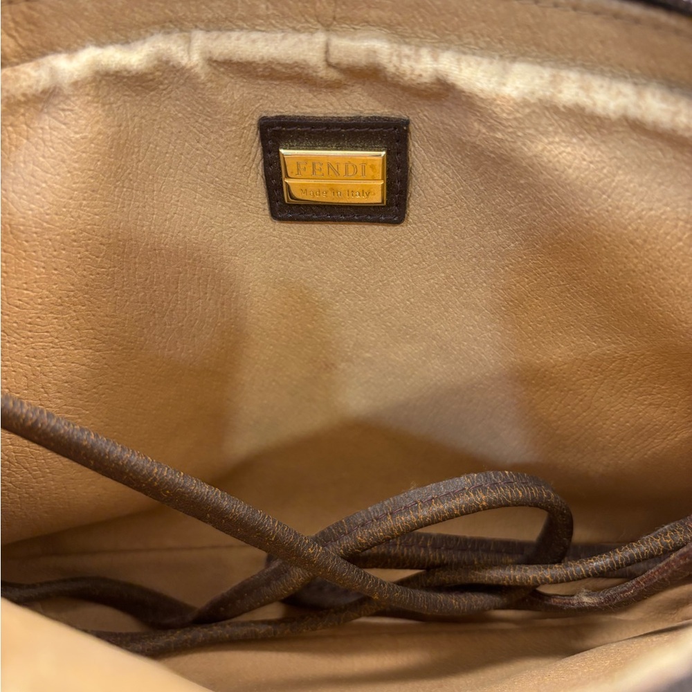 Fendi Brown Ostrich Purse Vintage Luxury Unique Designer - Picture 6 of 6